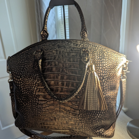 Brahmin Handbags - Brahmin Brown Milan Large Duxbury RARE